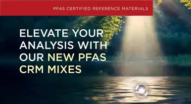 News & Events Thumbnail image for PFAS CRM products | Water droplet