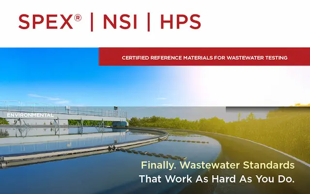 Certified Reference Materials for Wastewater Testing Thumbnail Image